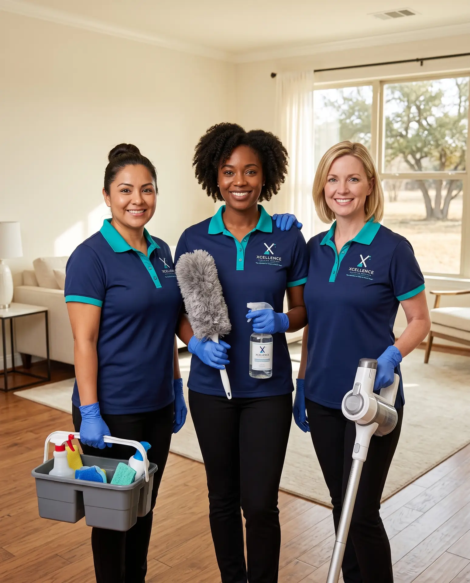 Xcellence Cleaning team delivering exceptional service